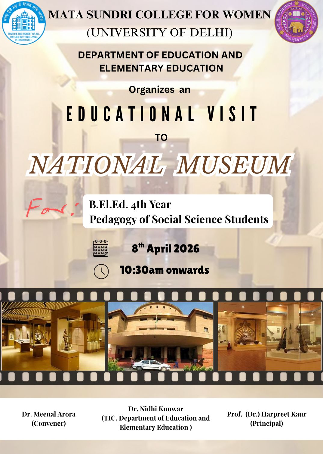 Educational Visit to National Museum, New Delhi